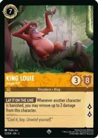 lorcana rise of the floodborn king louie jungle vip