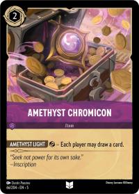 lorcana shimmering skies amethyst chromicon