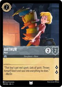 lorcana shimmering skies arthur wart