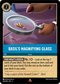 lorcana shimmering skies basil s magnifying glass