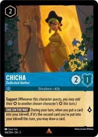 lorcana shimmering skies chicha dedicated mother