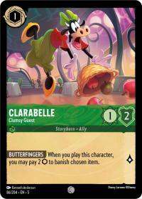 lorcana shimmering skies clarabelle clumsy guest