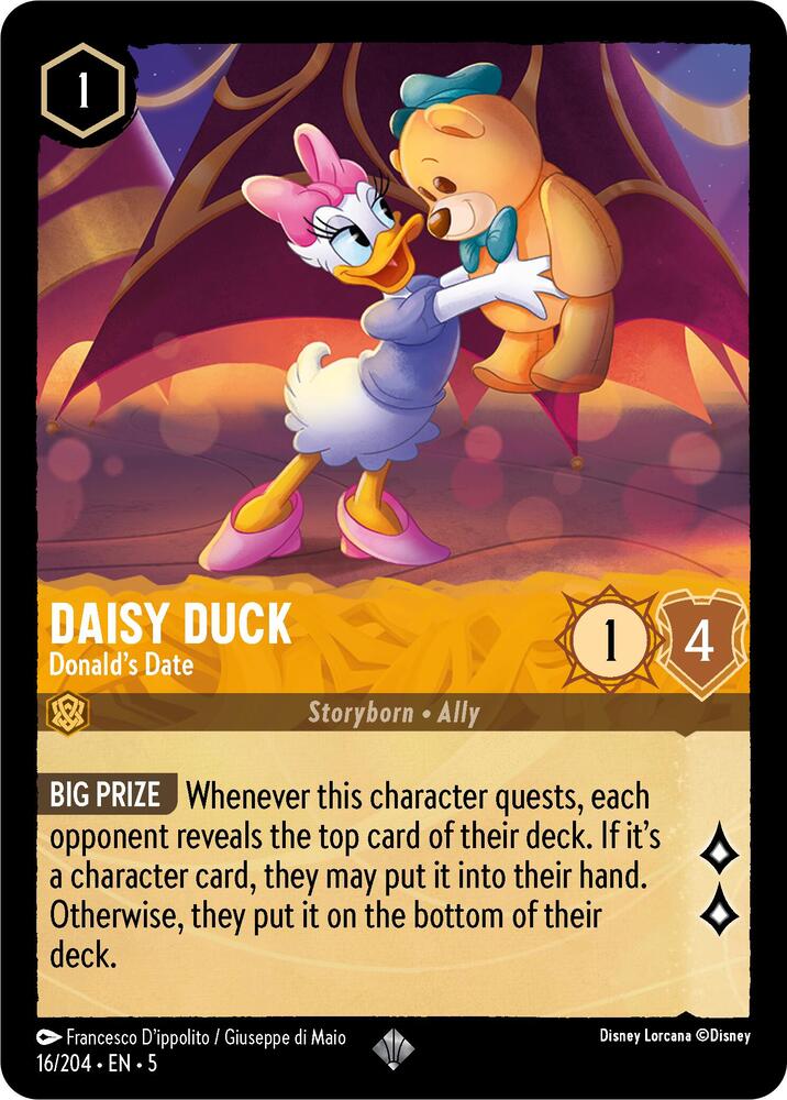 Daisy Duck - Donald's Date - Foil
