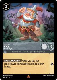 lorcana shimmering skies doc bold knight