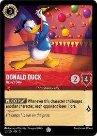 lorcana shimmering skies donald duck daisy s date foil