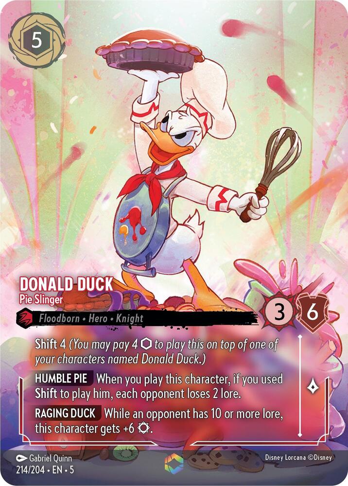 Donald Duck - Pie Slinger (Alternate Art)