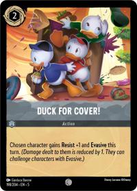 lorcana shimmering skies duck for cover
