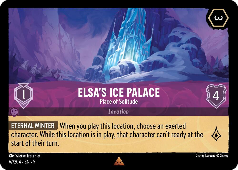 Elsa's Ice Palace - Place of Solitude - Foil