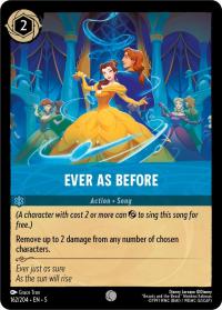 lorcana shimmering skies ever as before foil
