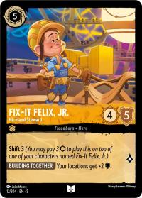 lorcana shimmering skies fix it felix jr niceland steward