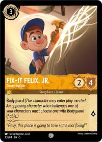 lorcana shimmering skies fix it felix jr trusty builder foil