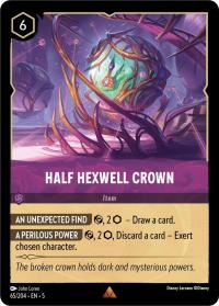 lorcana shimmering skies half hexwell crown