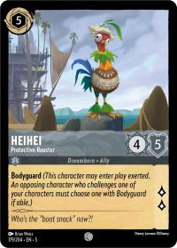 lorcana shimmering skies heihei protective rooster