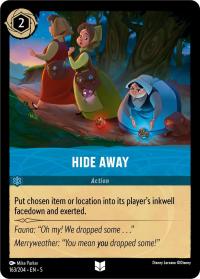 lorcana shimmering skies hide away foil