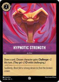 lorcana shimmering skies hypnotic strength foil