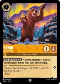 lorcana shimmering skies kenai big brother