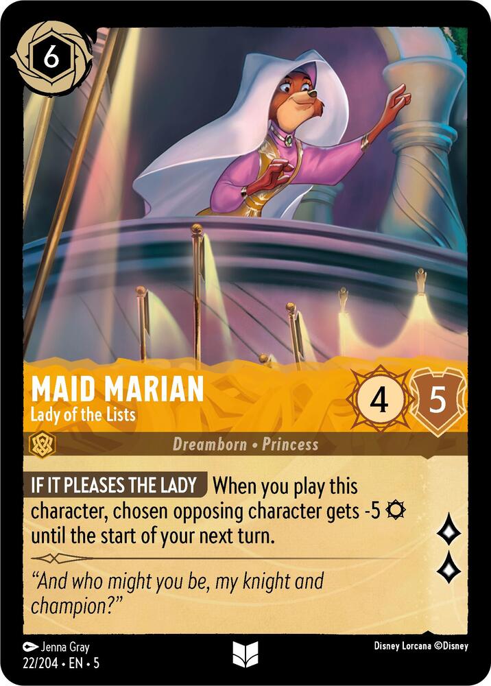 Maid Marian - Lady of the Lists - Foil