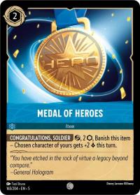 lorcana shimmering skies medal of heroes