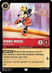 lorcana shimmering skies minnie mouse dazzling dancer
