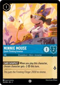 lorcana shimmering skies minnie mouse quick thinking inventor