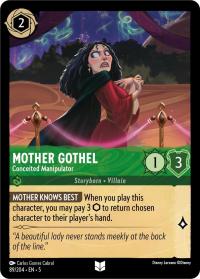 lorcana shimmering skies mother gothel conceited manipulator foil