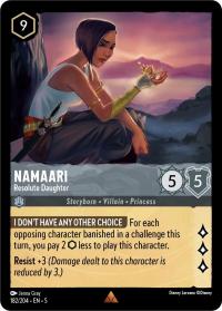 lorcana shimmering skies namaari resolute daughter