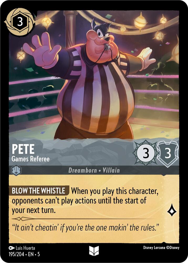 Pete - Games Referee - Foil