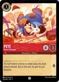 lorcana shimmering skies pete pastry chomper