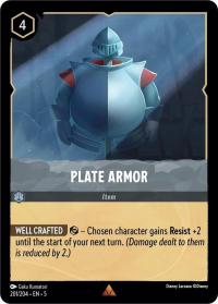 lorcana shimmering skies plate armor