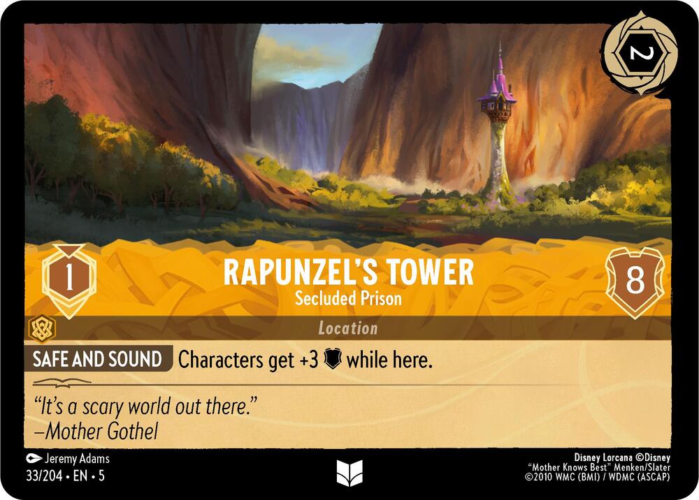 Rapunzel's Tower - Secluded Prison - Foil