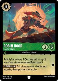 lorcana shimmering skies robin hood sneaky sleuth