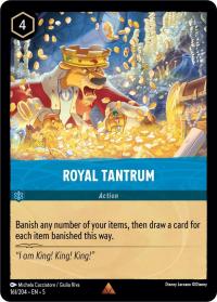 lorcana shimmering skies royal tantrum