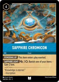 lorcana shimmering skies sapphire chromicon