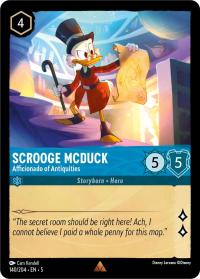 lorcana shimmering skies scrooge mcduck afficionado of antiquities