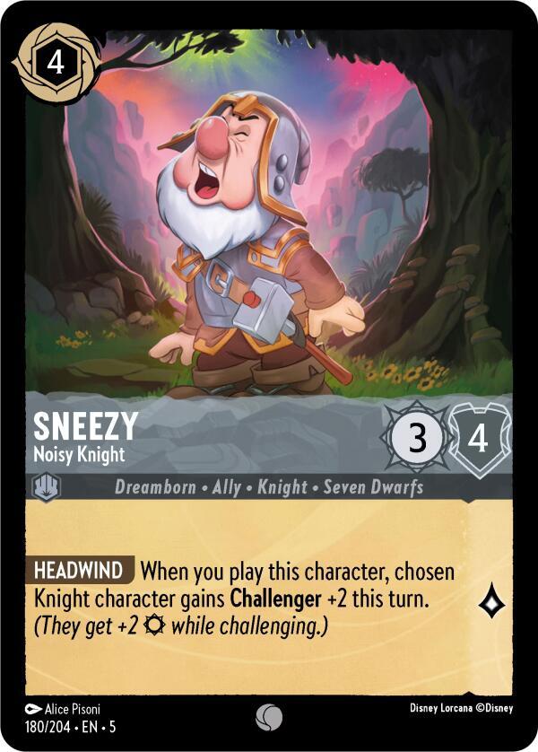Sneezy - Noisy Knight - Foil