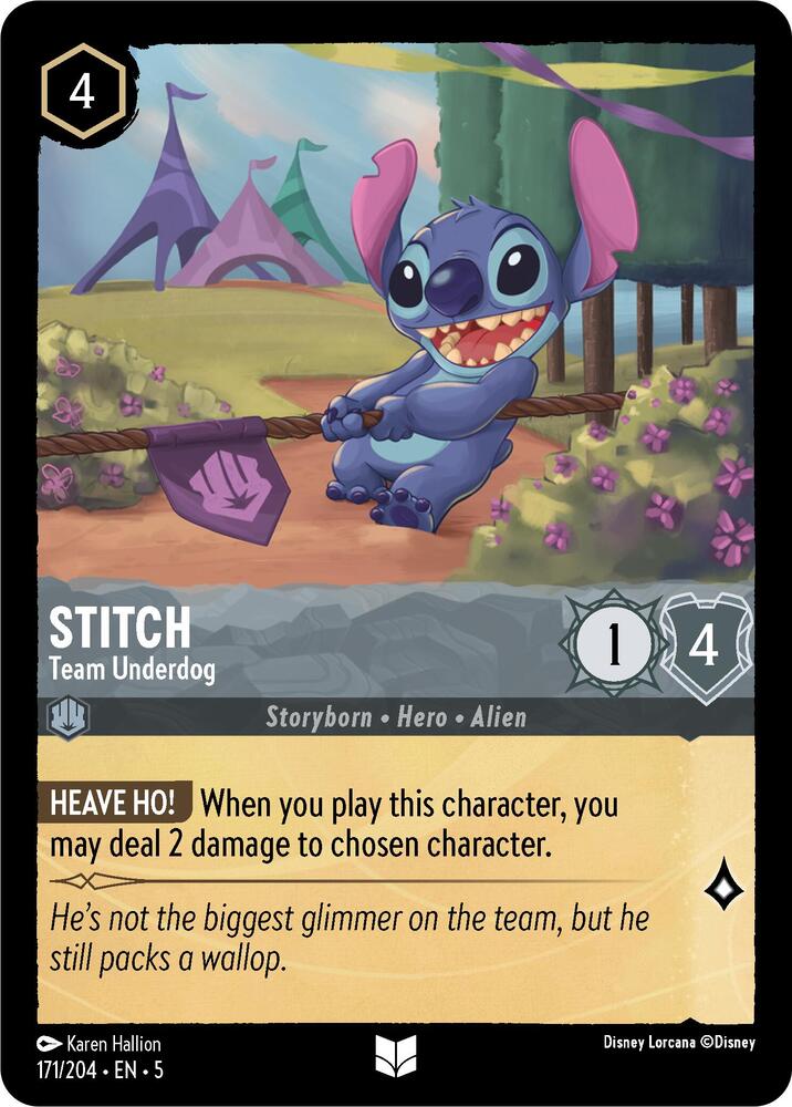 Stitch - Team Underdog - Foil
