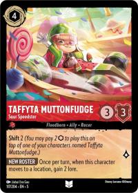 lorcana shimmering skies taffyta muttonfudge sour speedster