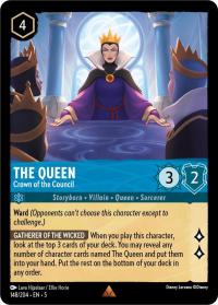 lorcana shimmering skies the queen crown of the council