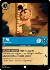 lorcana shimmering skies tipo growing son