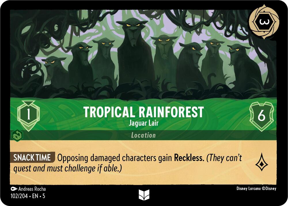 Tropical Rainforest - Jaguar Lair - Foil