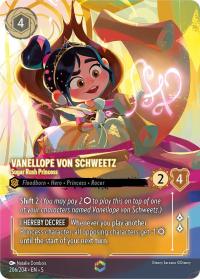 lorcana shimmering skies vanellope von schweetz sugar rush princess alternate art