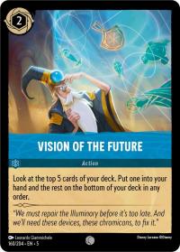 lorcana shimmering skies vision of the future foil
