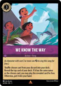 lorcana shimmering skies we know the way