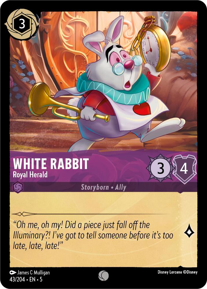 White Rabbit - Royal Herald - Foil