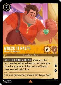lorcana shimmering skies wreck it ralph admiral underpants