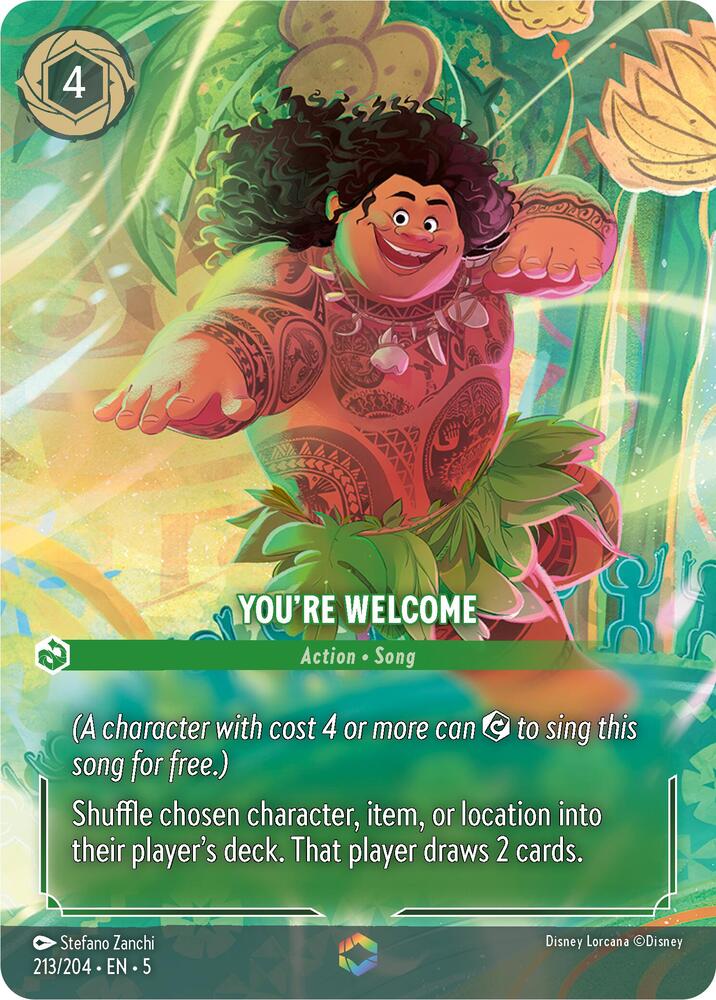 You're Welcome (Alternate Art)