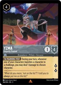 lorcana shimmering skies yzma unjustly treated