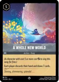 lorcana the first chapter a whole new world cold foil