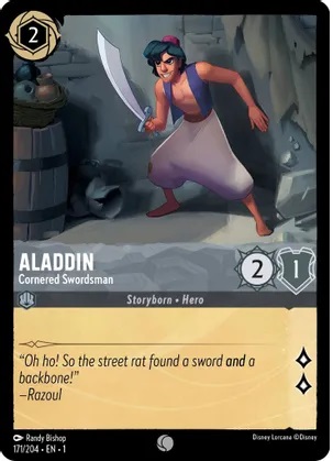 Aladdin - Cornered Swordsman