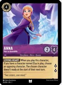 lorcana the first chapter anna heir to arendelle